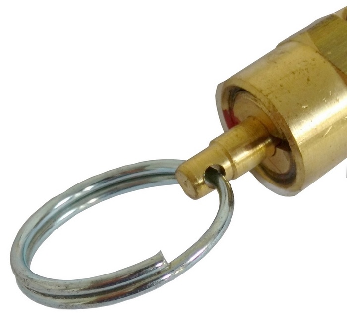 Válvula de segurança ou alívio 150 psi/libras (10,3 bar), rosca 1/4