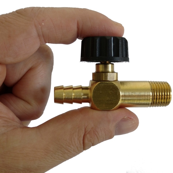 Registro agulha longo espiga 5/16