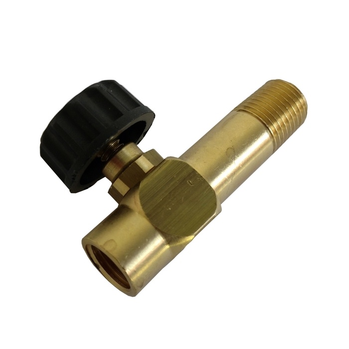 Registro Agulha Rosca Externa 1/4" NPT x Rosca Interna 1/4" NPT (Válvula Agulha)