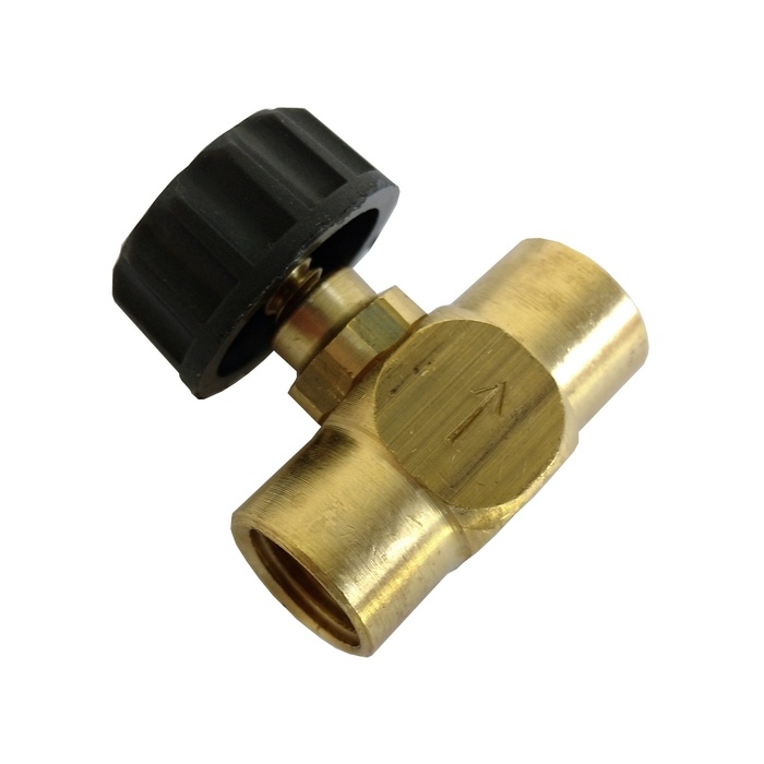 Registro Agulha Rosca Interna 1/4" NPT x Rosca Interna 1/4" NPT (Válvula Agulha)