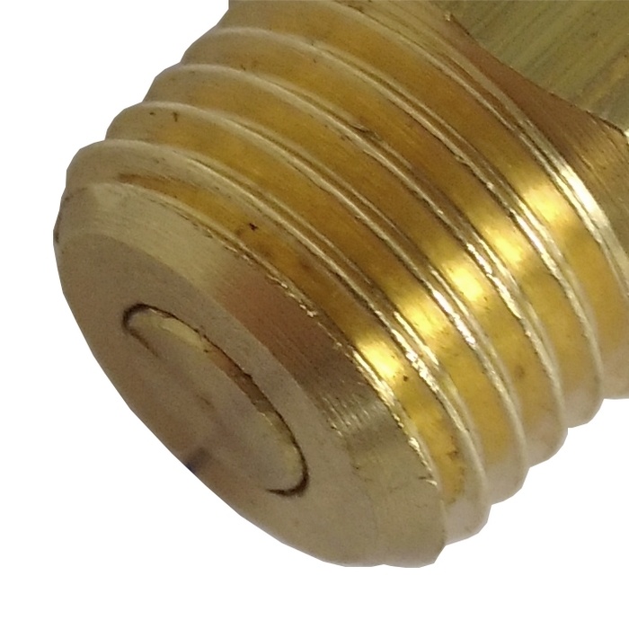 Purgador recartilhado rosca 1/8