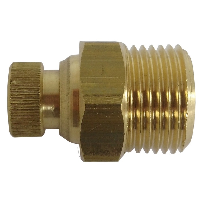 Purgador recartilhado rosca 3/8