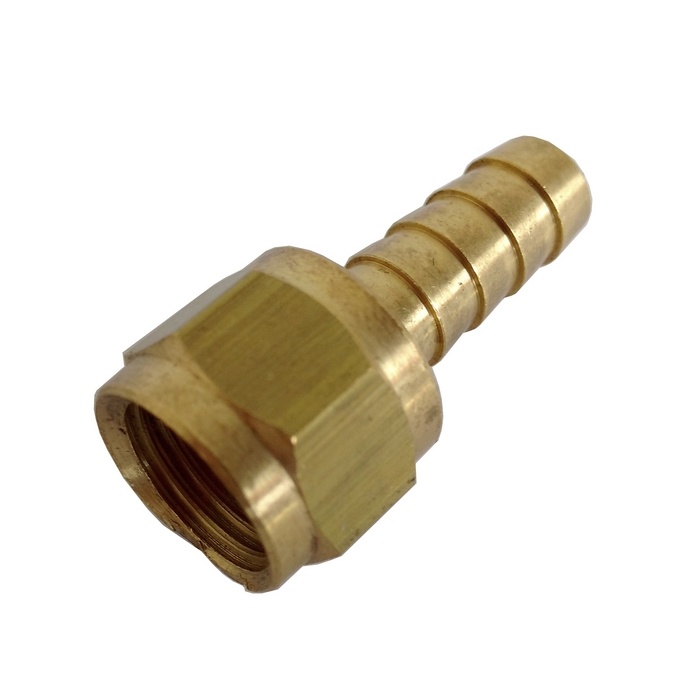 Espigão Giratório P/ Tubo 1/4" x Rosca 1/4" BSPT