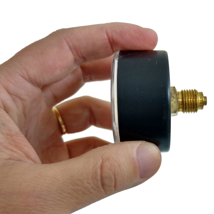 Manômetro horizontal 150 psi/10 bar com rosca 1/4