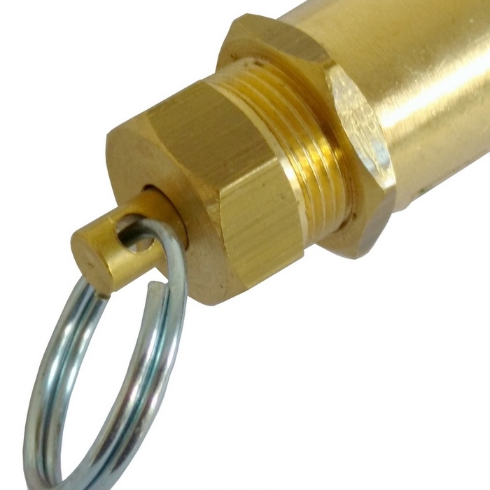 Válvula de segurança ou alívio 175 psi/libras (12 bar), rosca 1/4