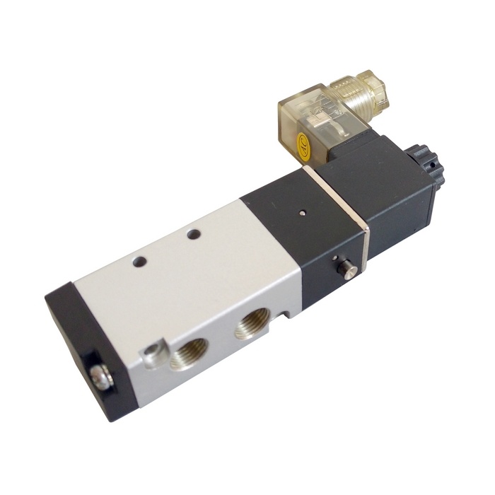 Válvula solenóide/mola 1/8 5/2 vias 220 VCA