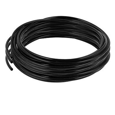 Mangueira ou tubo PU 4 mm x 0,75 em poliuretano na cor preta