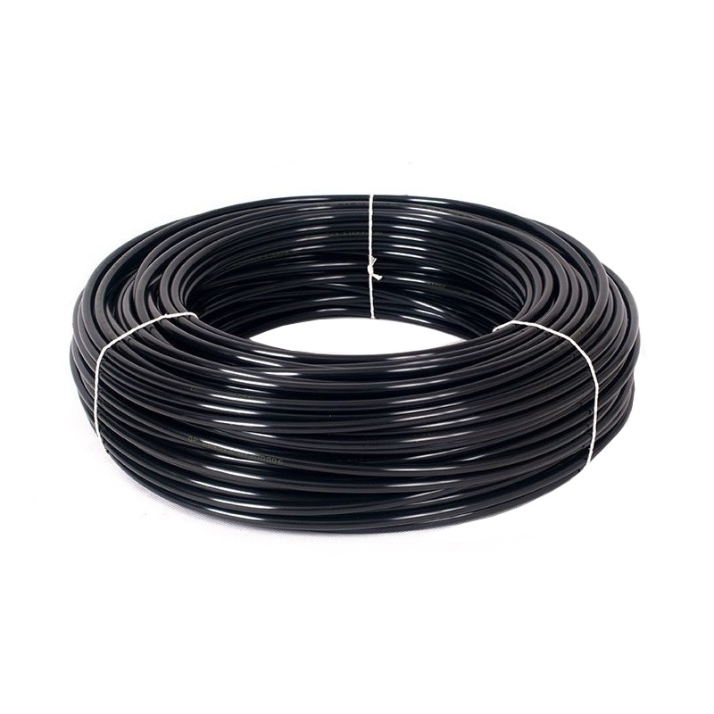 Mangueira / Tubo PU 6 mm x 1,00 Em Poliuretano Na Cor Preta (Preço Por Metro)