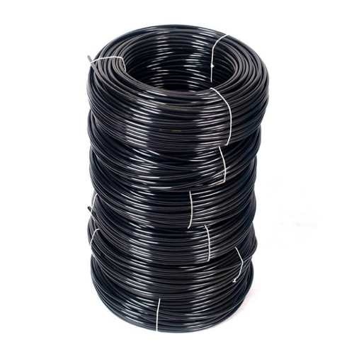 Mangueira ou tubo PU 8 mm x 1,25 em poliuretano na cor preta (Preço por metro)