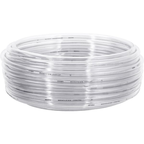 Mangueira ou tubo PU 6 mm x 1,00 em poliuretano transparente (Preço por metro)