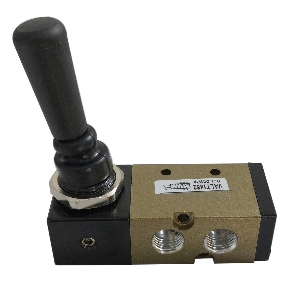 Válvula Alavanca/Trava 1/4 5/2 Vias