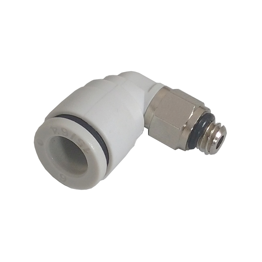 Cotovelo Macho Compacto 6 x M5 - PL (Conexão Pneumática Compacta)