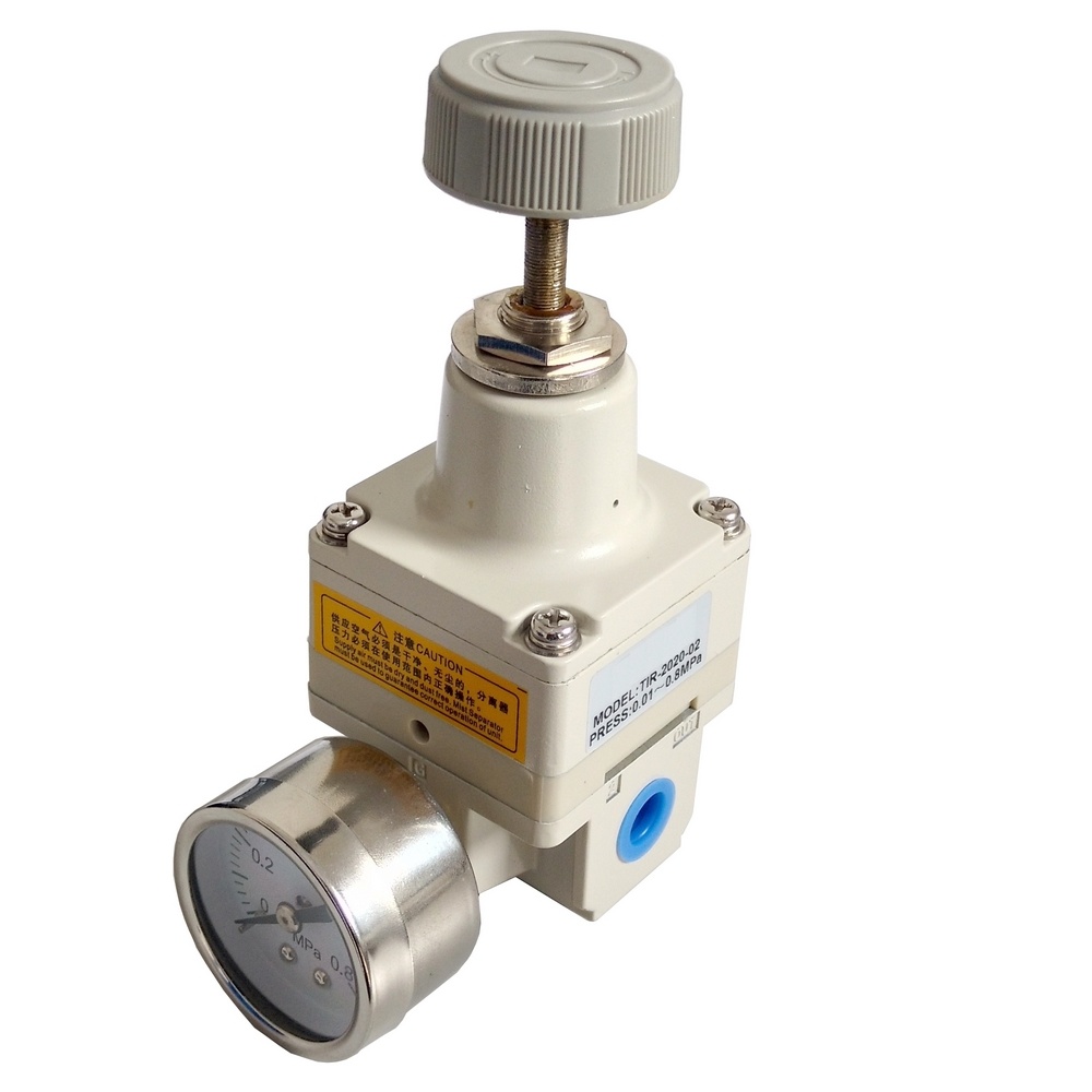 Regulador de Pressão de Precisão 1/4" BSP 0-8 KGF - Modelo TIR2000-02