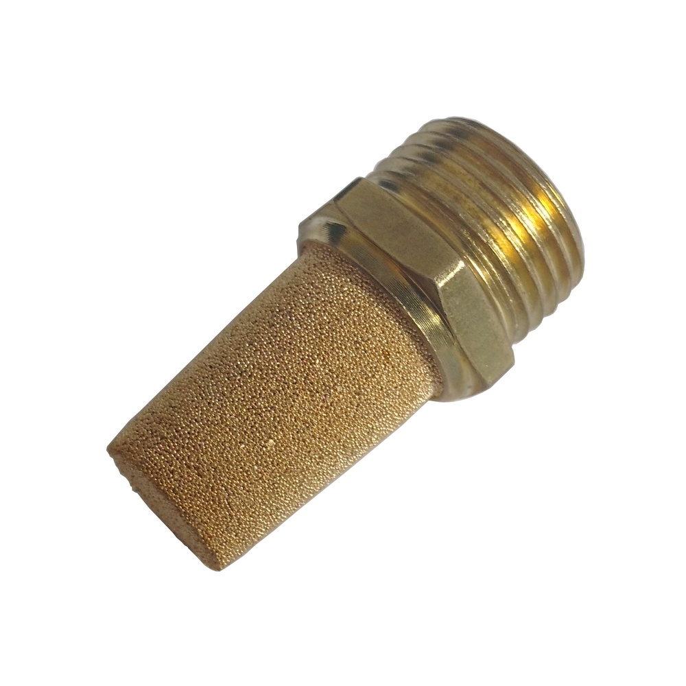 Silencioso Pneumático Cônico Rosca 1/2" BSP Em Bronze (BSL)