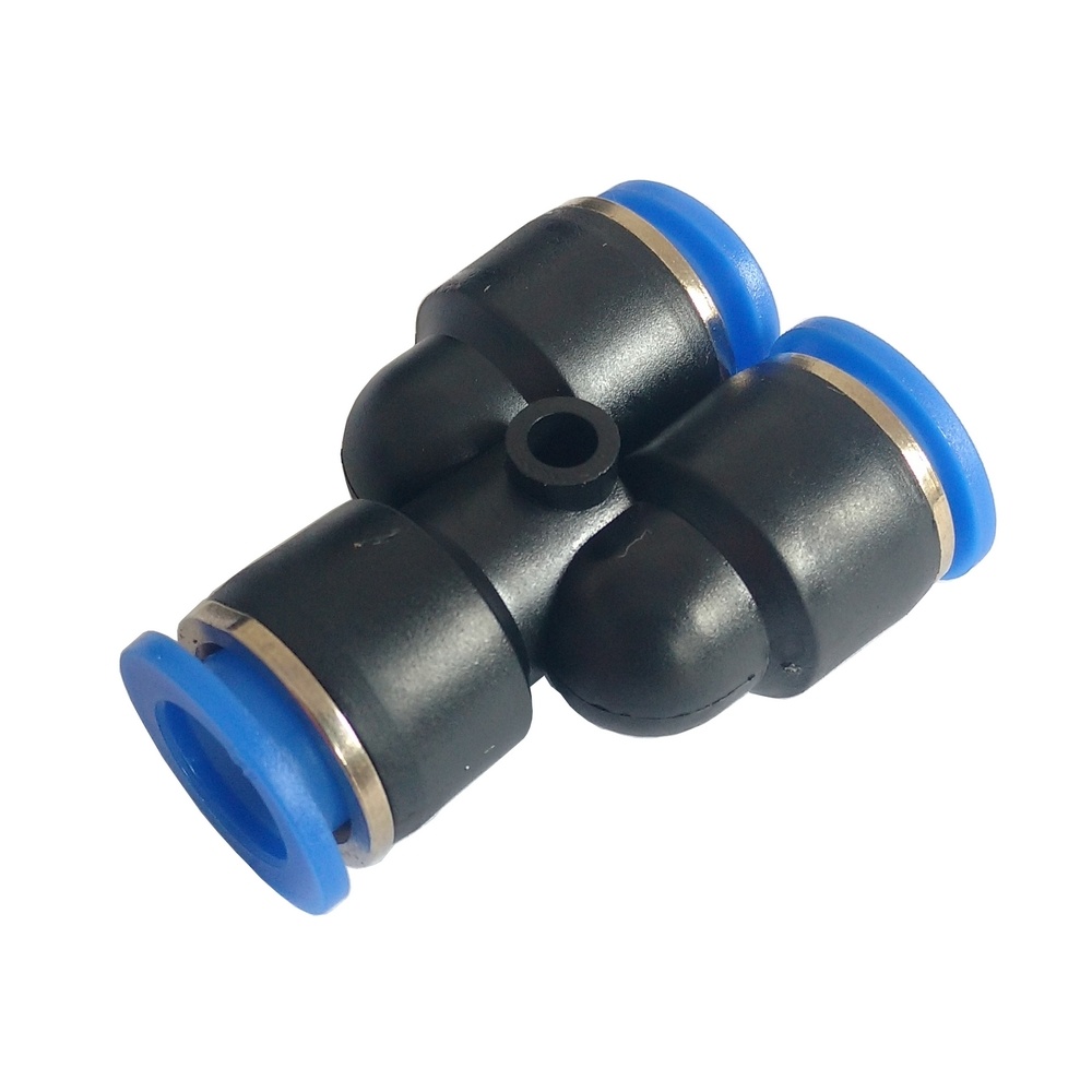 Y União Tubo 8 mm - PY (Conexão Pneumática Instantânea)