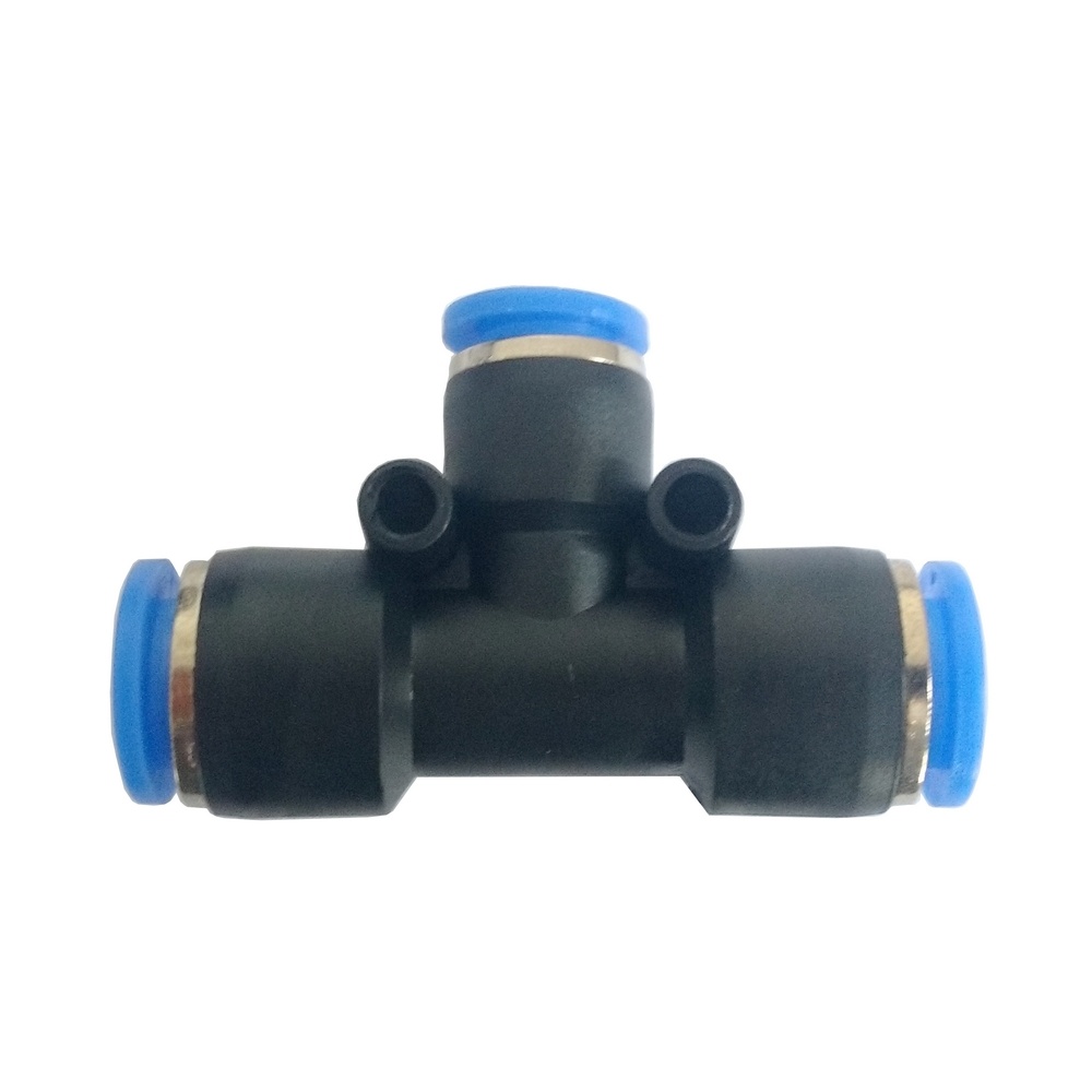 Tee Redução Tubo 6-4-6 - PTG (Conexão Pneumática Instantânea)