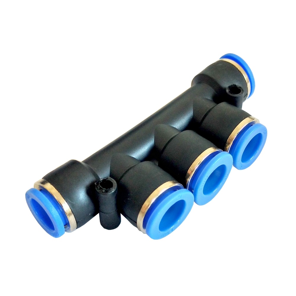 Distribuidor Múltiplo 4 mm - PK (Conexão Pneumática Instantânea)