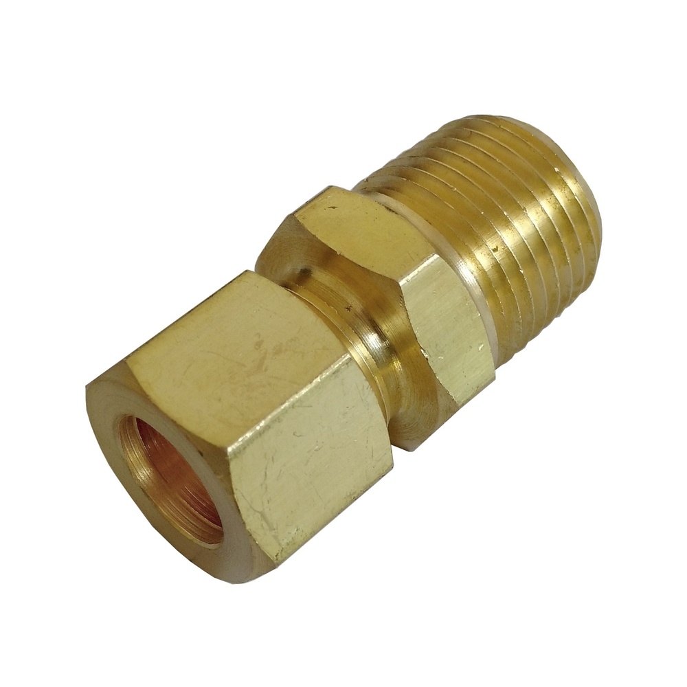 União Reta Tubo 3/4" x 3/4" NPT Em Latão