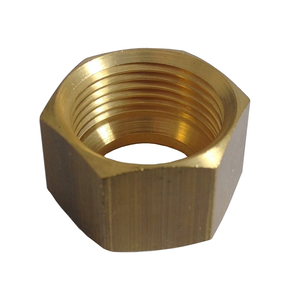 Porca Para Tubo 5/16" - Latão