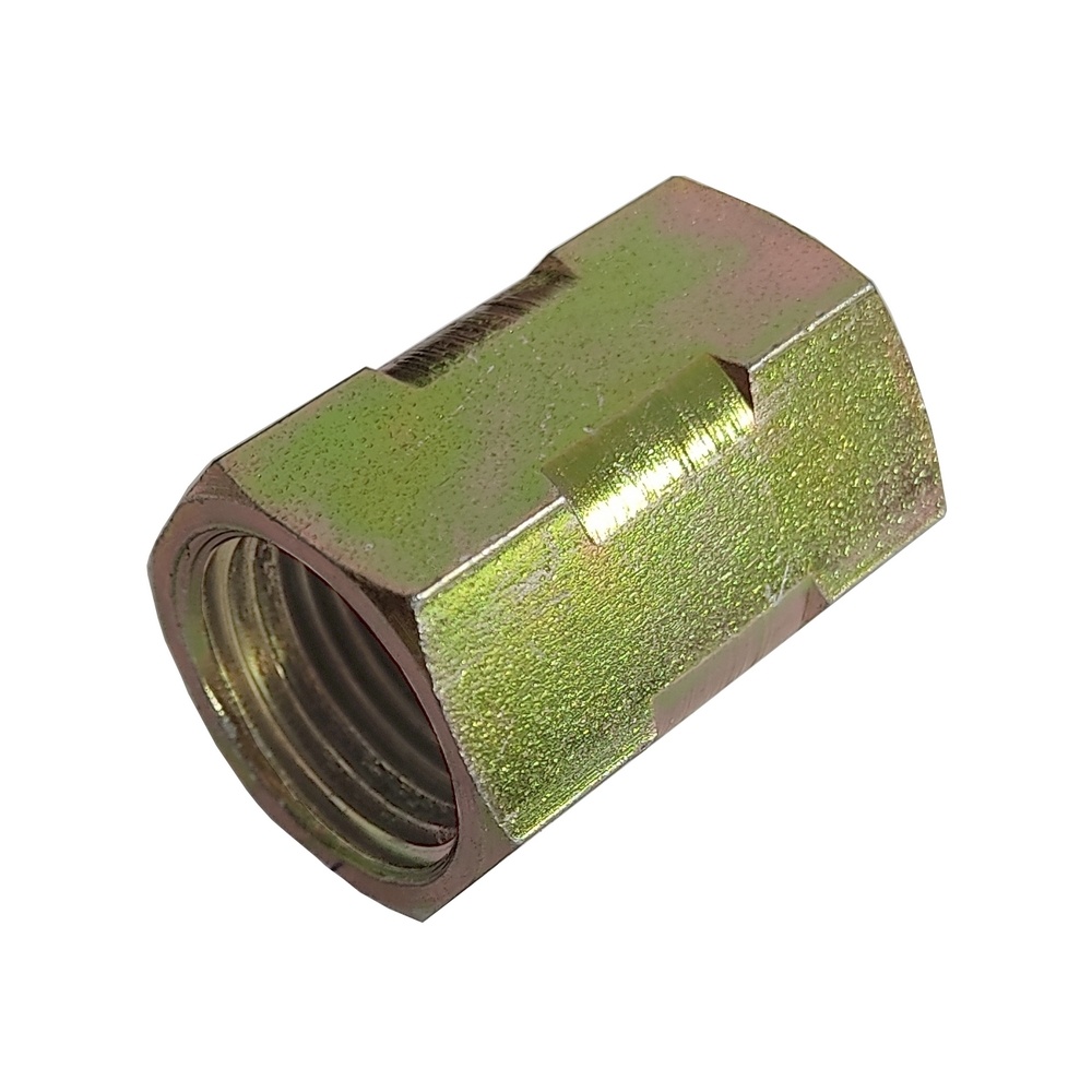 Luva 1/4" NPT Em Aço Zincado