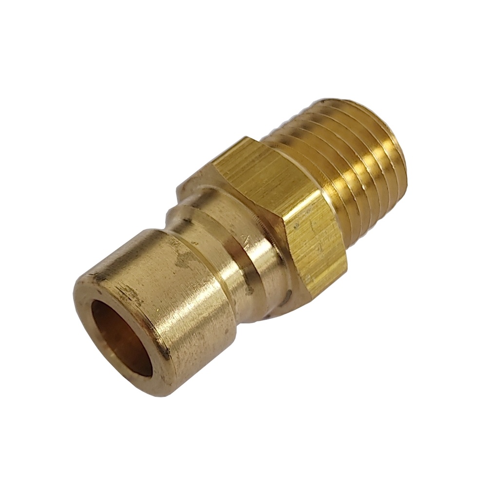 Conector 1/4" NPT Em Latão p/ Engate Rápido ERD12 C/ Proteção