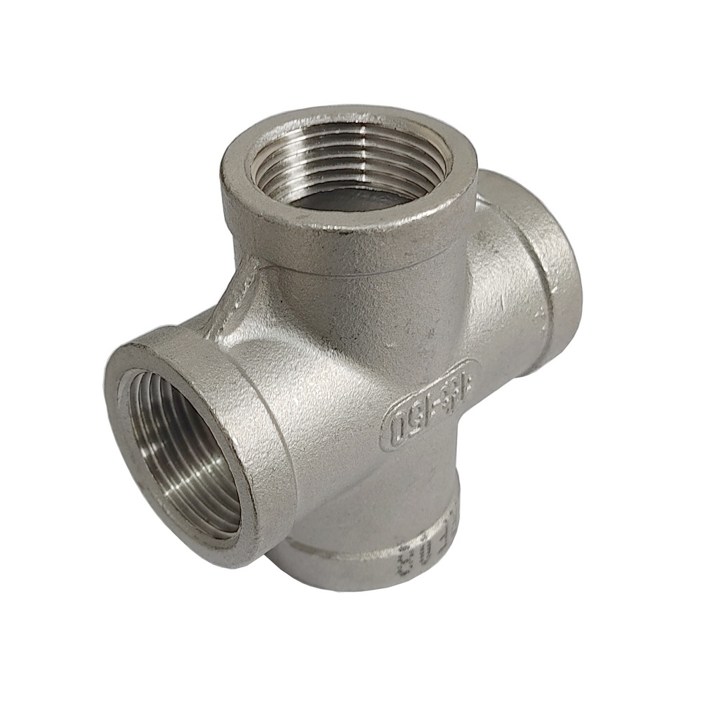 Cruzeta 1/4" BSP - Aço Inox