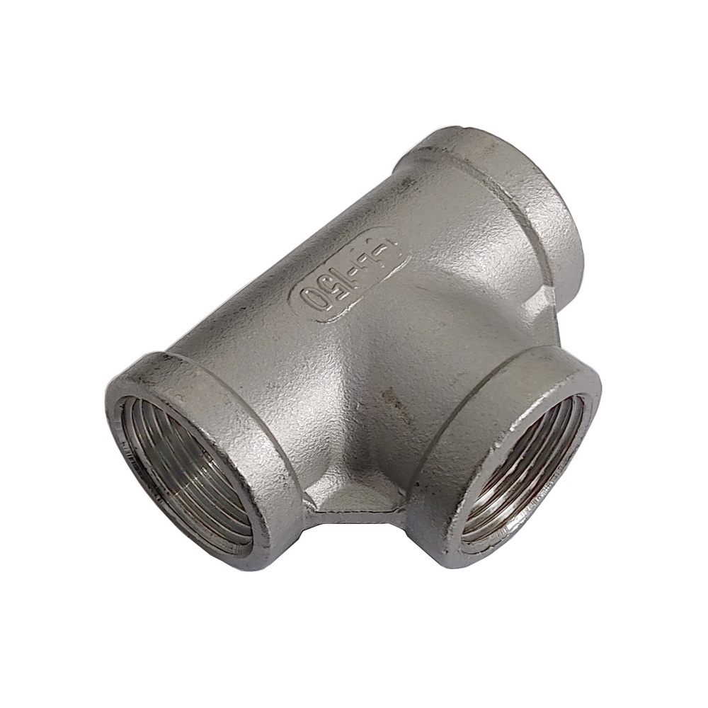 Tê Fêmea 1/2" BSP - Aço Inox 304