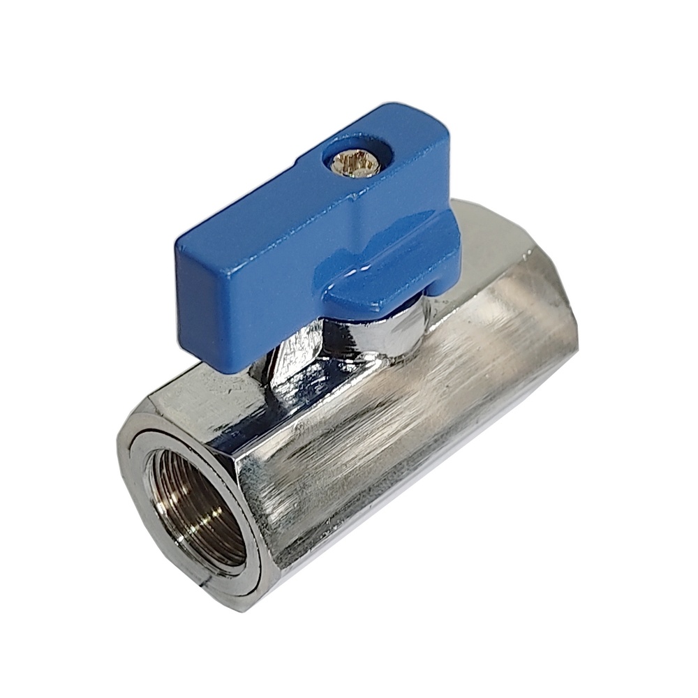 Válvula de Esfera Mini Fêmea 1/8" BSP - PN16