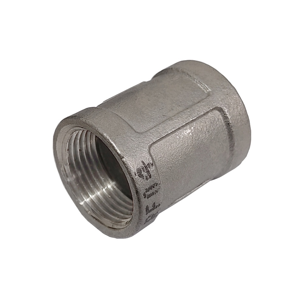 Luva 3/8" BSP - Aço Inox 