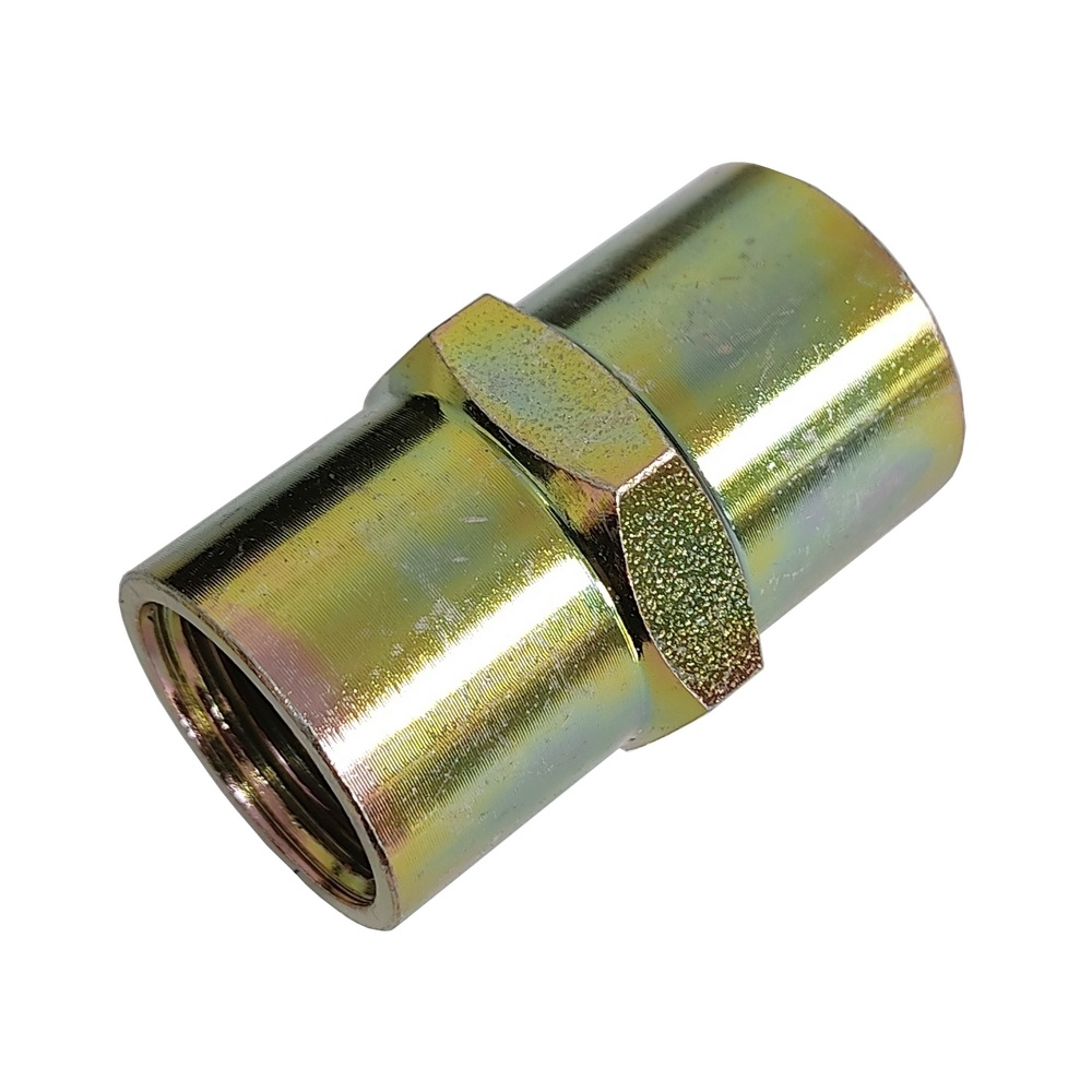 Luva 3/8" BSP Em Aço Zincado