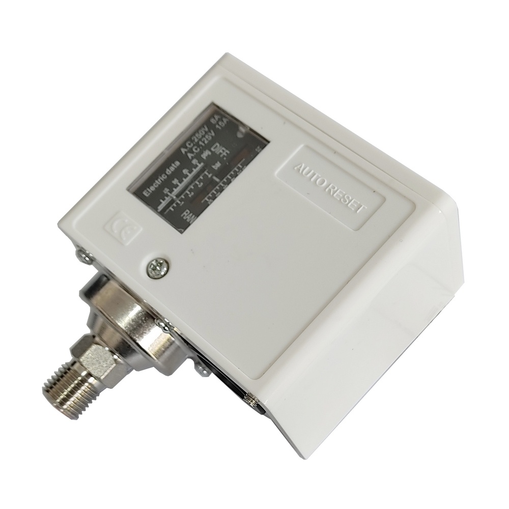 Pressostato HLP 506 Rosca 1/4" BSP - Range 0,7-6 Bar / Diferencial 0,6-3 Bar - MOD. KP36