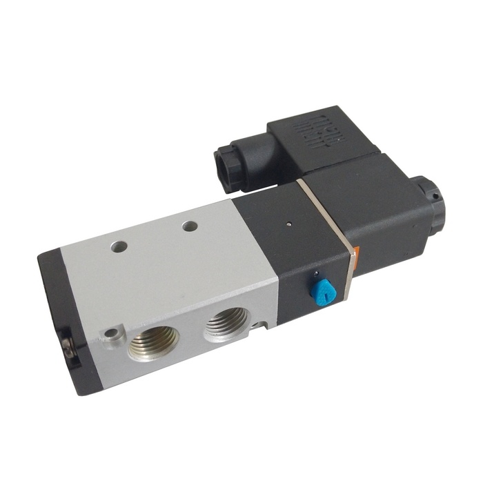 Válvula solenóide/mola 1/4 5/2 vias 220 VCA