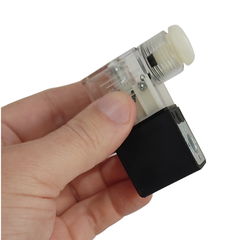 Bobina 12 VCC C/ Plug P/ Válvula Solenóide