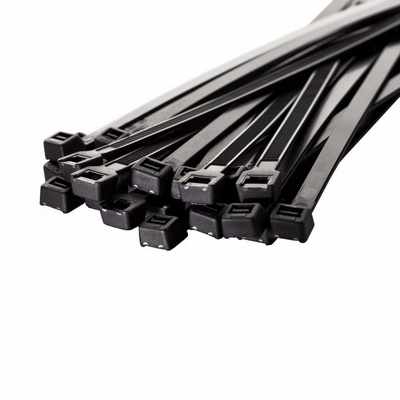 Abraçadeira plástica de nylon 100 x 2,5 x 1,0 na cor preta - Cód. 100020