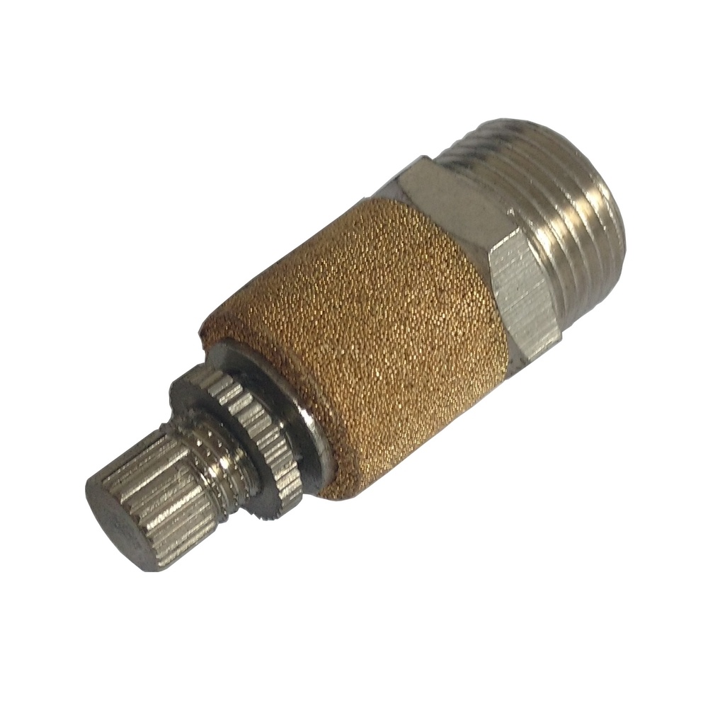 Silencioso Com Controle De Fluxo Rosca 1/2" BSP Em bronze (BESL)