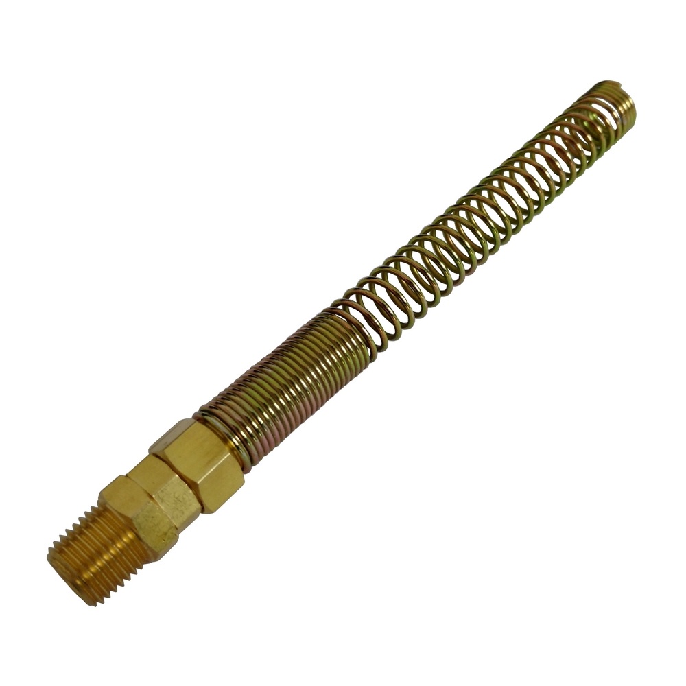 Conexão Giratória 1/4" BSPT Para Tubo 8 mm Com Mola
