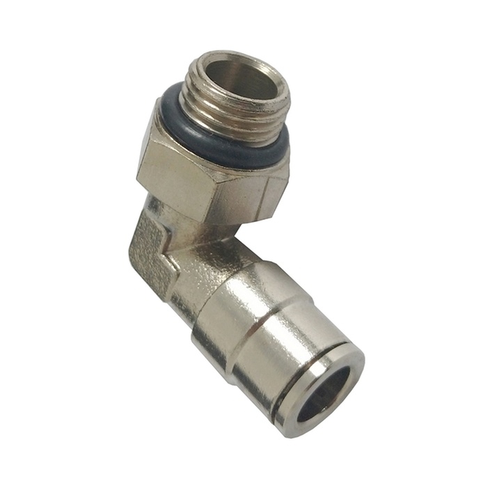 Cotovelo tubo 08 x rosca macho 1/4