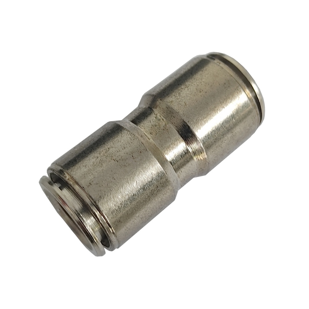 União Reta Tubo 4 mm - MPUC (Conexão Pneumática Metálica)