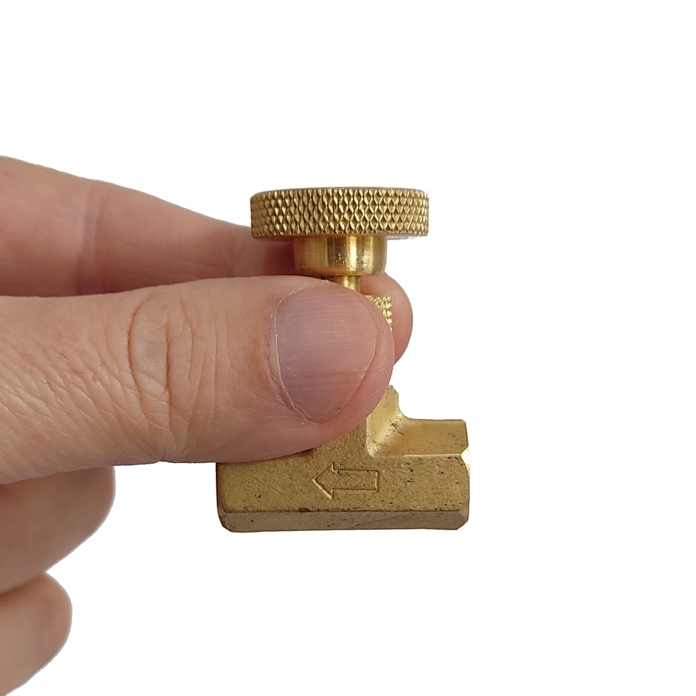 Registro Agulha Rosca Fêmea 1/8