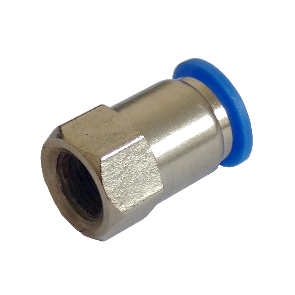 Conector Reto Tubo 10 x Rosca Fêmea 3/8