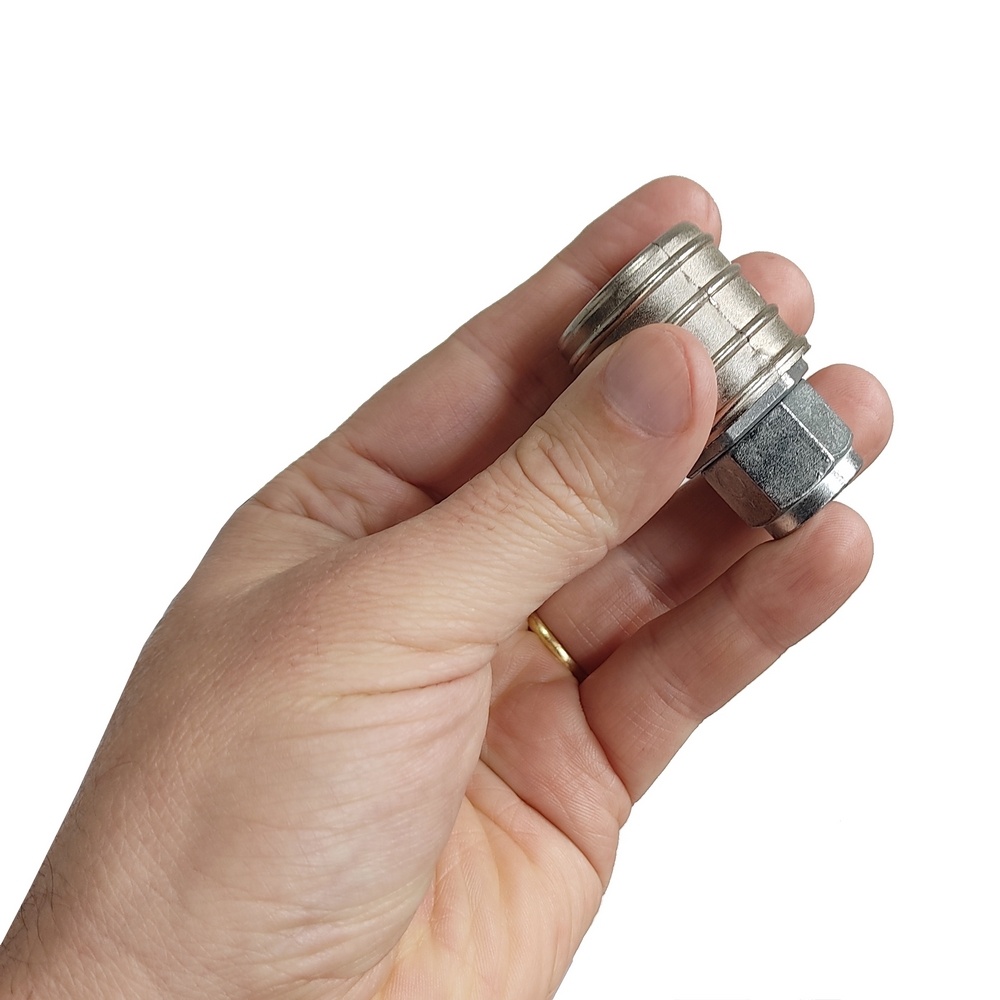 Engate Rápido de Rolete Rosca Fêmea 1/4