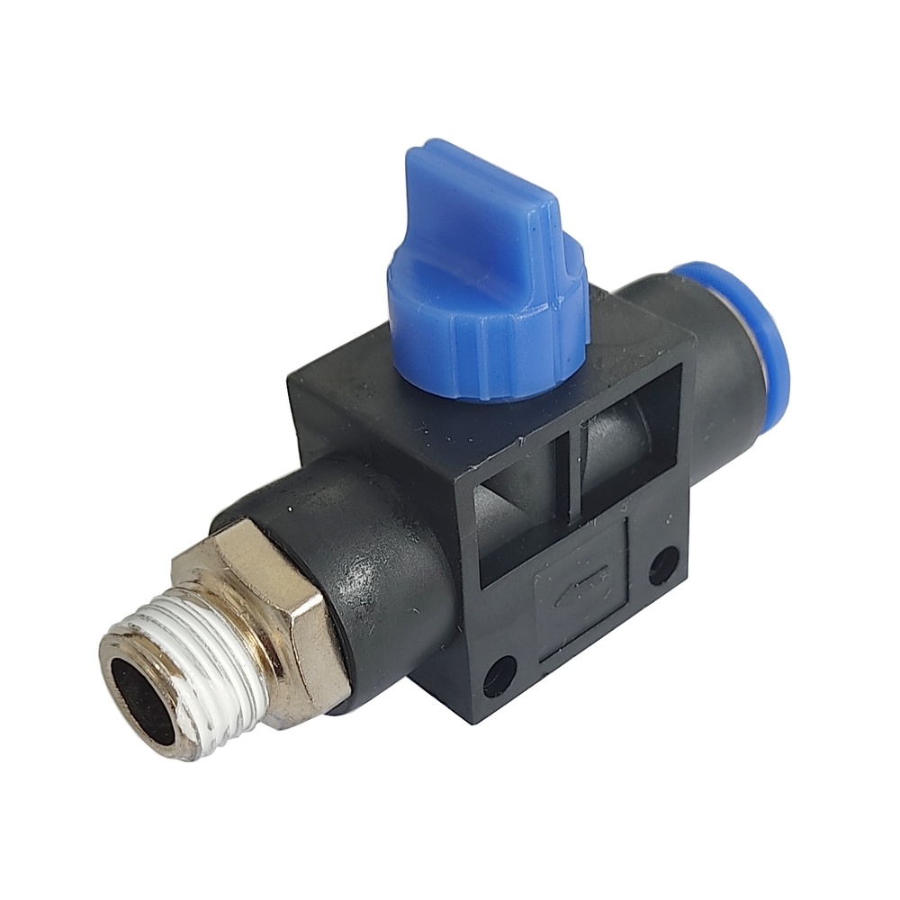 Válvula de Fechamento Manual Tubo 8 x 1/8" NPT - HVSF (Conexão Pneumática Instantânea)
