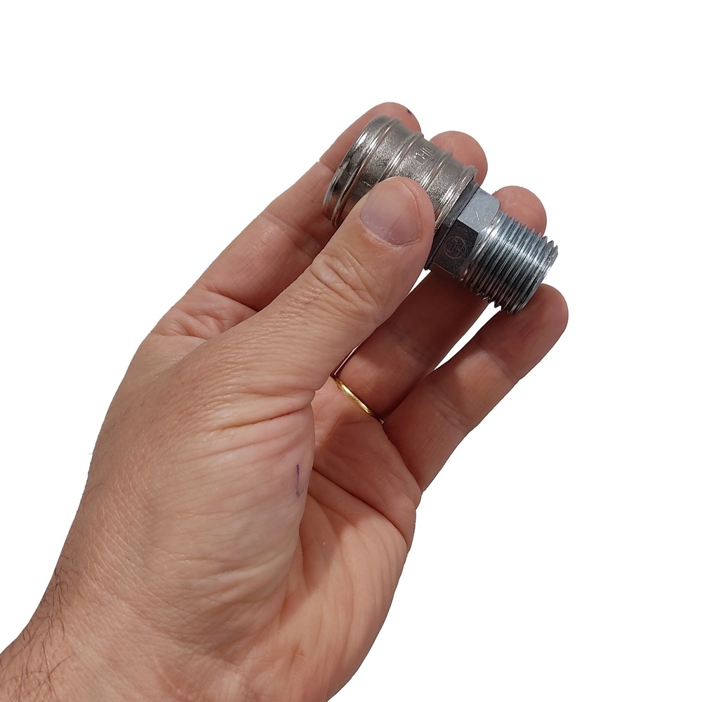 Engate Rápido de Rolete Rosca Macho 1/2