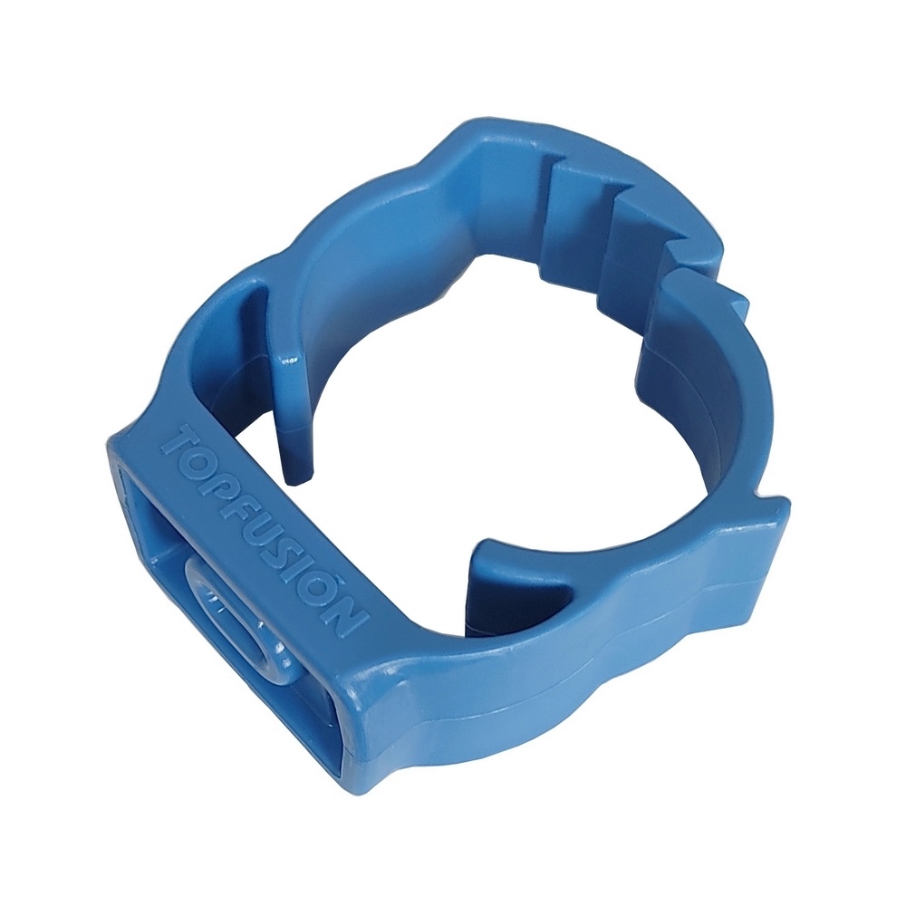 Suporte com Trava 32 mm - PPR Azul (Linha TopAir / TopFusion)