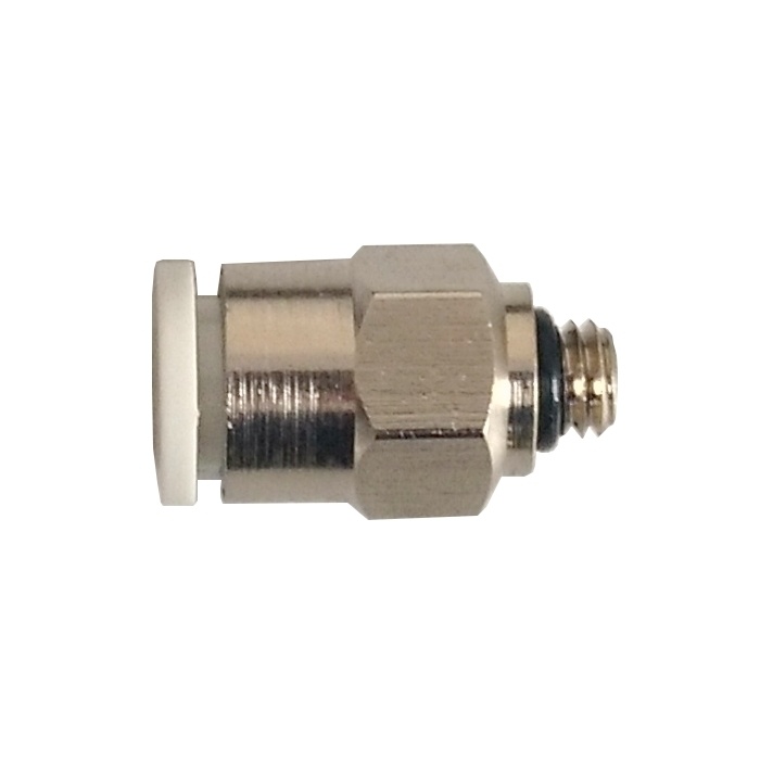 Conector Reto Compacto 6 x M5 - PC (Conexão Pneumática Instantânea)
