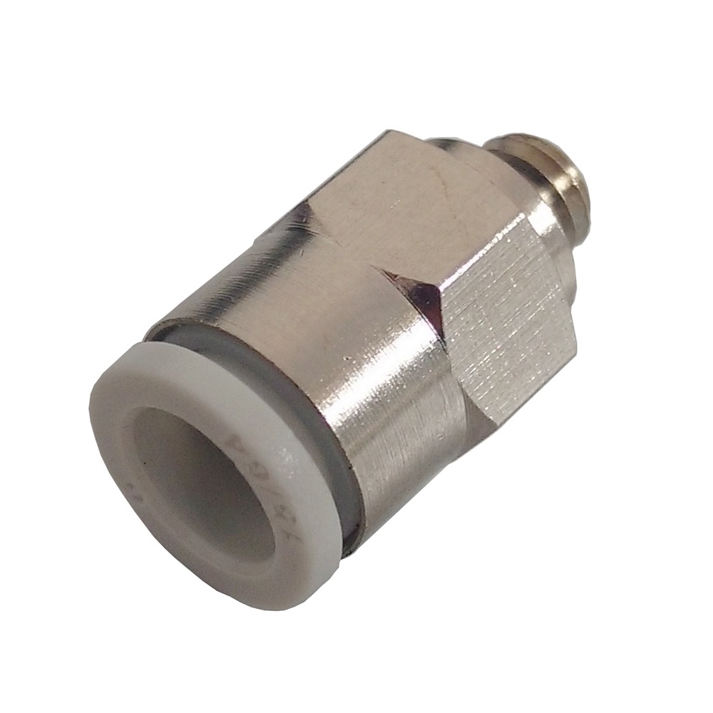 Conector Reto Compacto 6 x 1/8" BSP - PC (Conexão Instantânea Compacta).