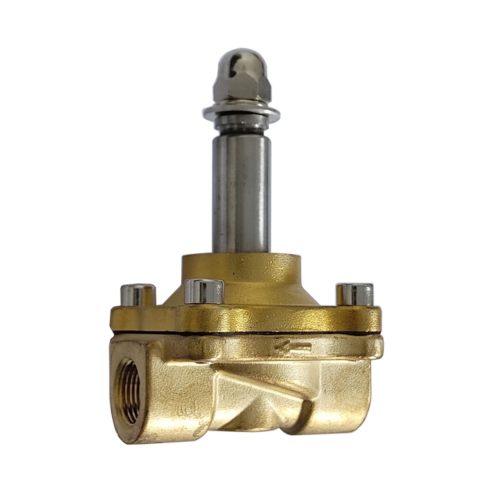 Válvula Solenóide Mola 3/8" 2/2" Vias p/ Ar e Água c/ Vedação Viton (2W160-10S-V) s/ Bobina