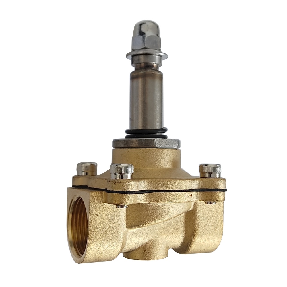 Válvula Solenóide Mola 3/4" 2/2" Vias p/ Ar e Água c/ Vedação Viton (2W200-20S-V) s/ Bobina