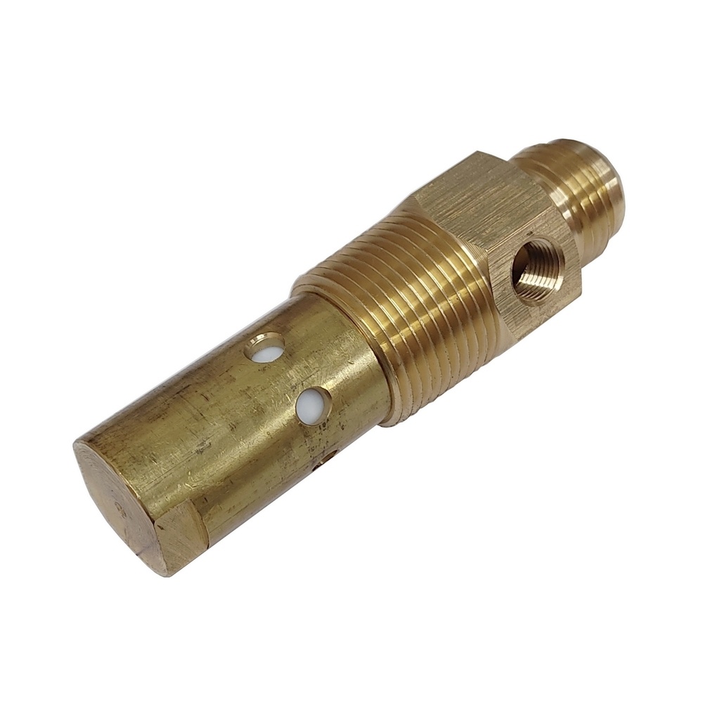 Válvula de Retenção 3/4" NPT x Rosca 1/2" BSP p/ Tubo Flangeado 5/8" - 20 Máx, c/ Pistão em Teflon p/ Compressor a Pistão.