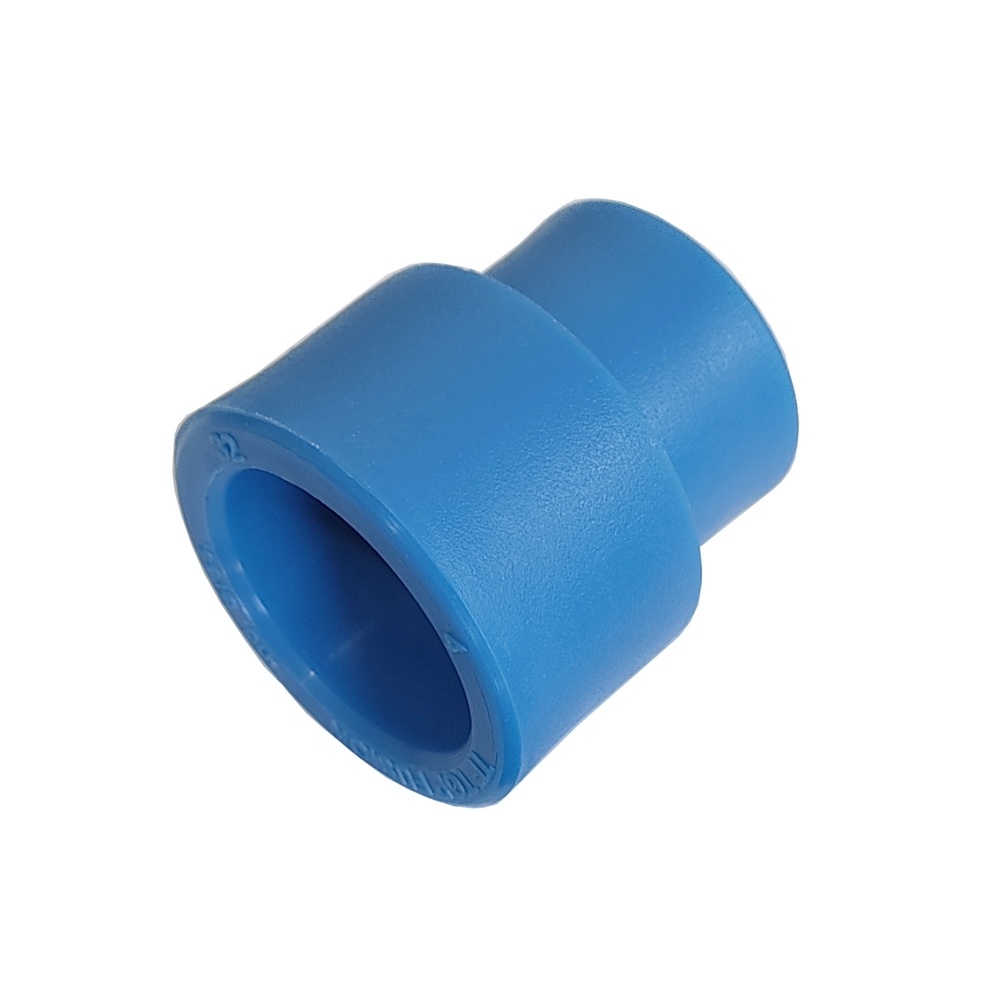 Luva De Redução Soldável 50 x 32 mm - PPR Azul (Linha TopAir / TopFusion)